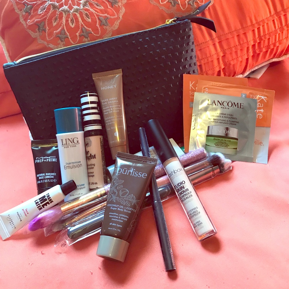 10+ Ipsy samples and bag